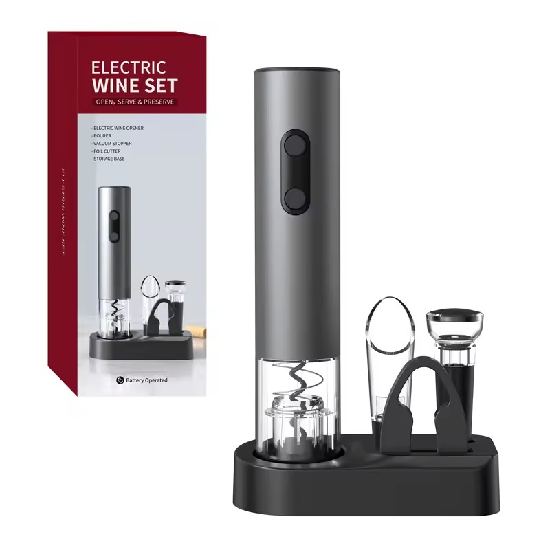 Automatic Battery Operated Electric Wine Opener Custom Logo Red Wine Opener