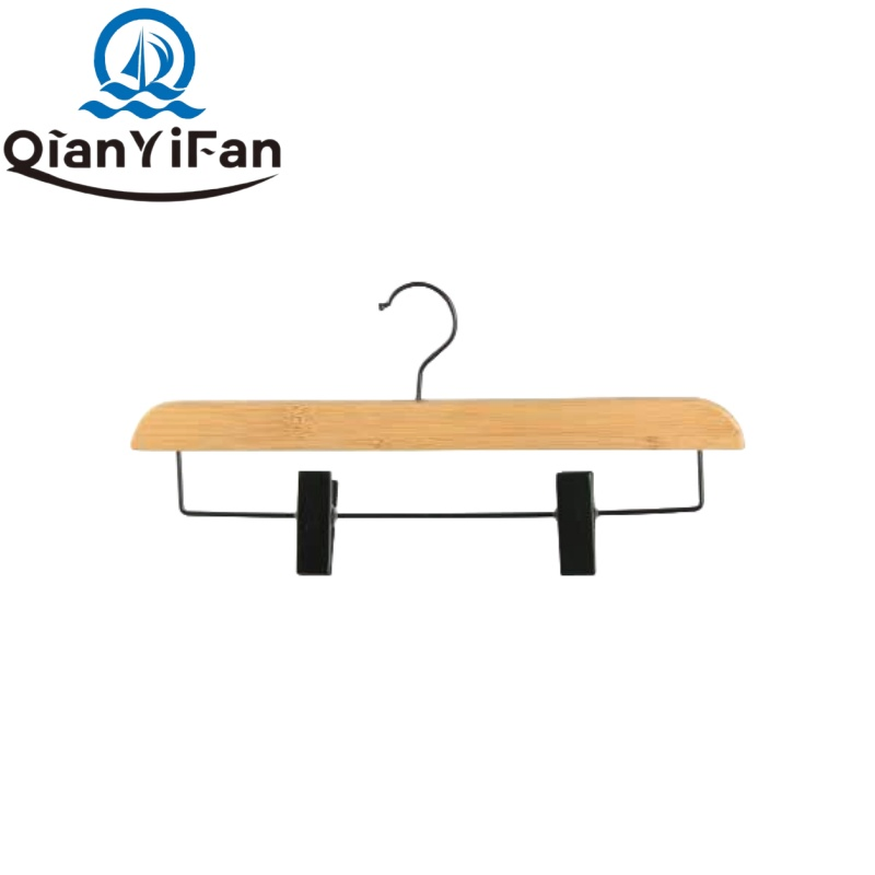 Wholesale Premium Wooden Trouser Hangers for Hotels, Spas, Resorts, and Custom OEM Orders Available