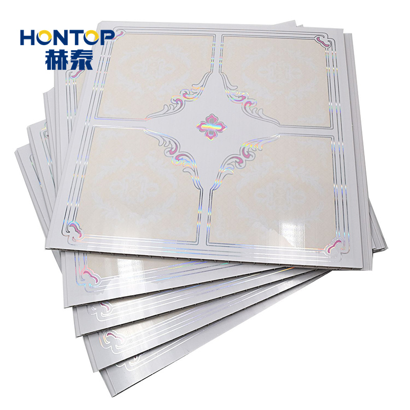 Cheap Price White and Colorful Design PVC Board Ceiling Tiles