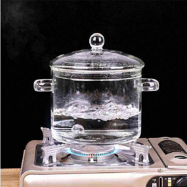 Hot Sale Cooking Glass Pot with Glass Cover Classic Bowl Cookware