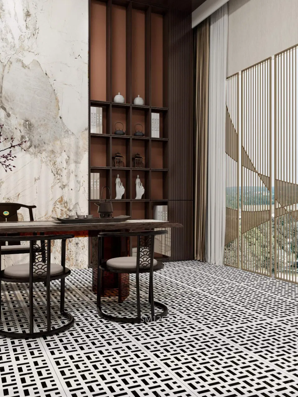 Мозаика из натурального мрамора для элегантных интерьеров