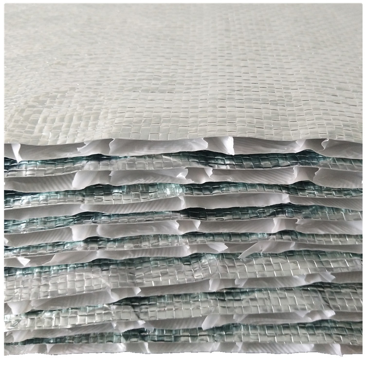 4mm Bubble Film Coating Aluminum Foil Insulation Polyethylene Woven Fabric White Bubble Insulation Aluminum Foil Film Construction Material
