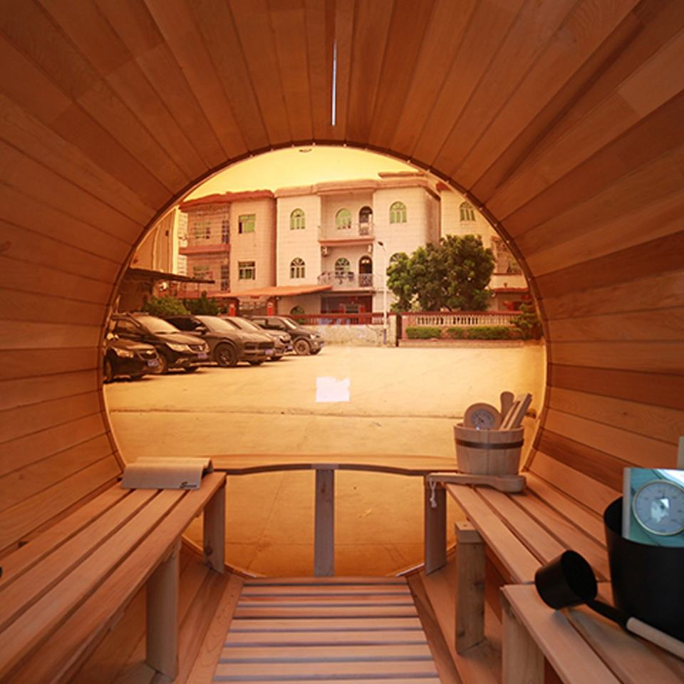 Мини-сауна бочка Outdoor Deluxe с сухим паром