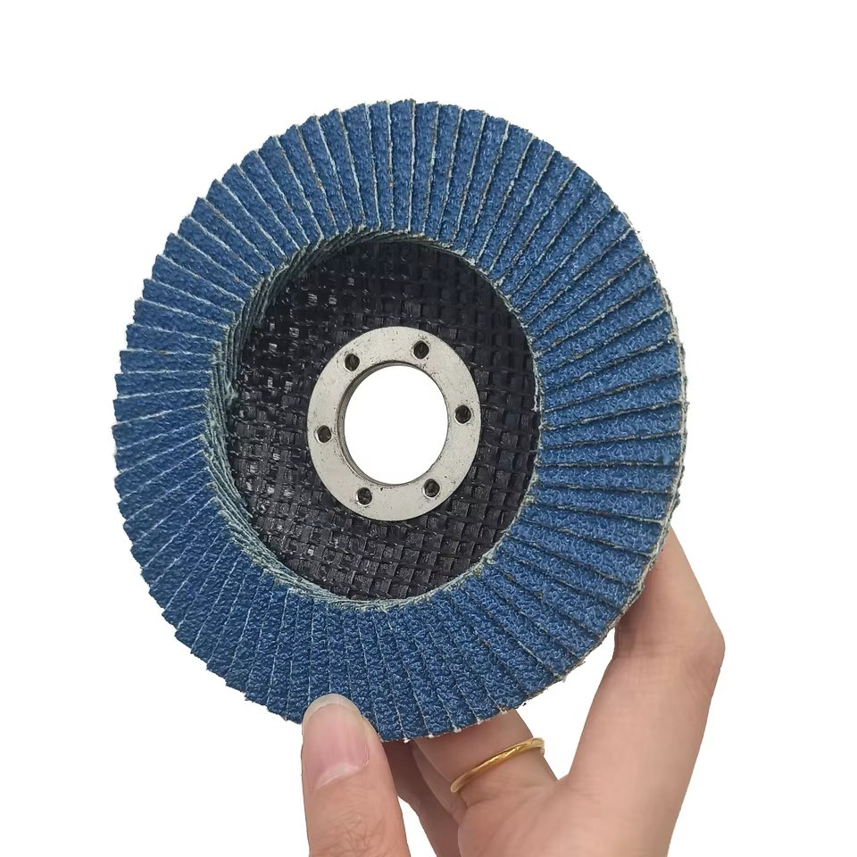 Лепестковый круг 115 мм из циркониевой абразивной ткани