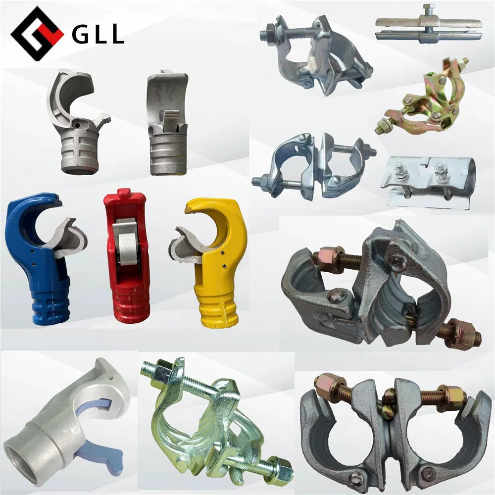 Building Construction Parts Aluminum Swivel Coupler Scaffolding Putlog Coupler Clamp