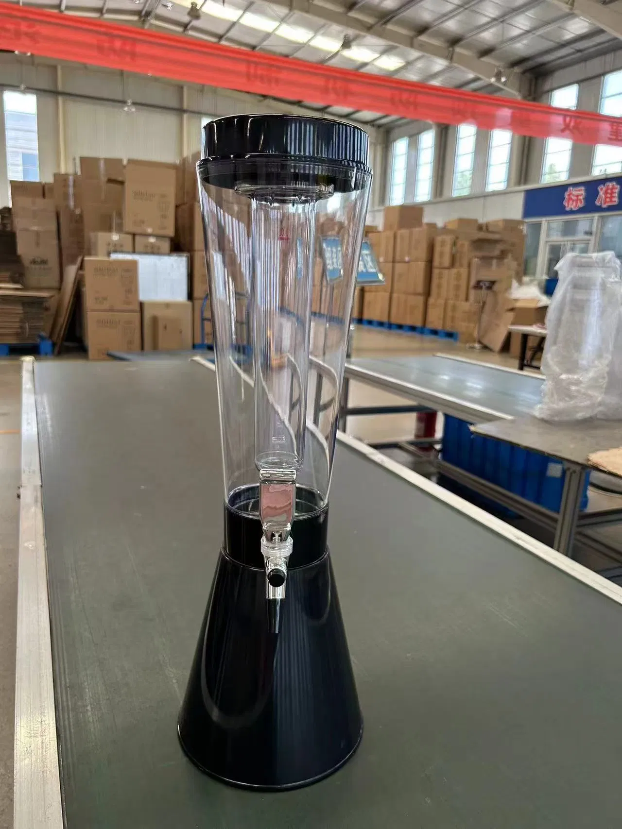 3L Capacity Hot Sale Custom Logo Dispenser Plastic Cooler Beer Tower