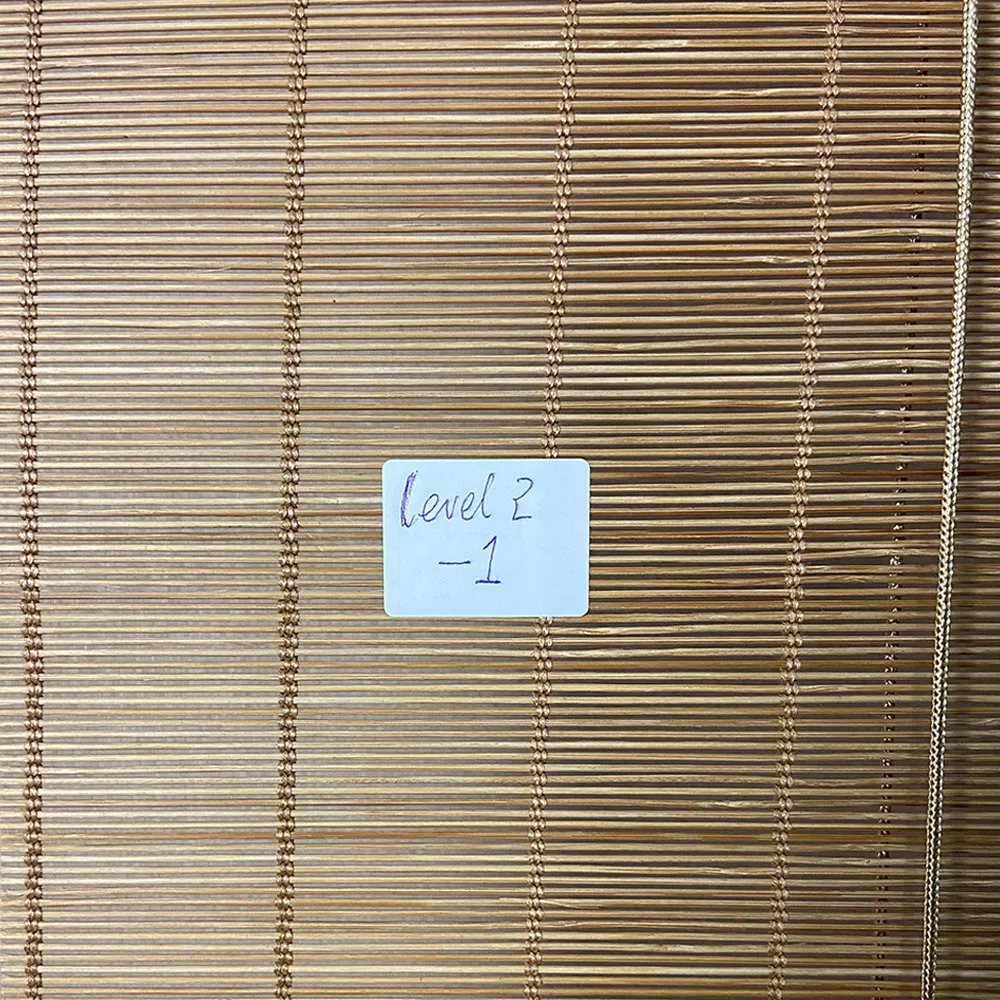 1.3mm Matchsticks Light Brown Bamboo Blind for Outdoor Use
