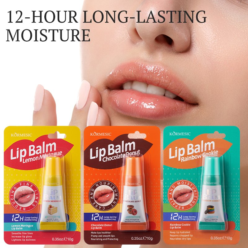 Factory Price Chocolate Donut Moisture Soften Brighten Nourish Lip Balm