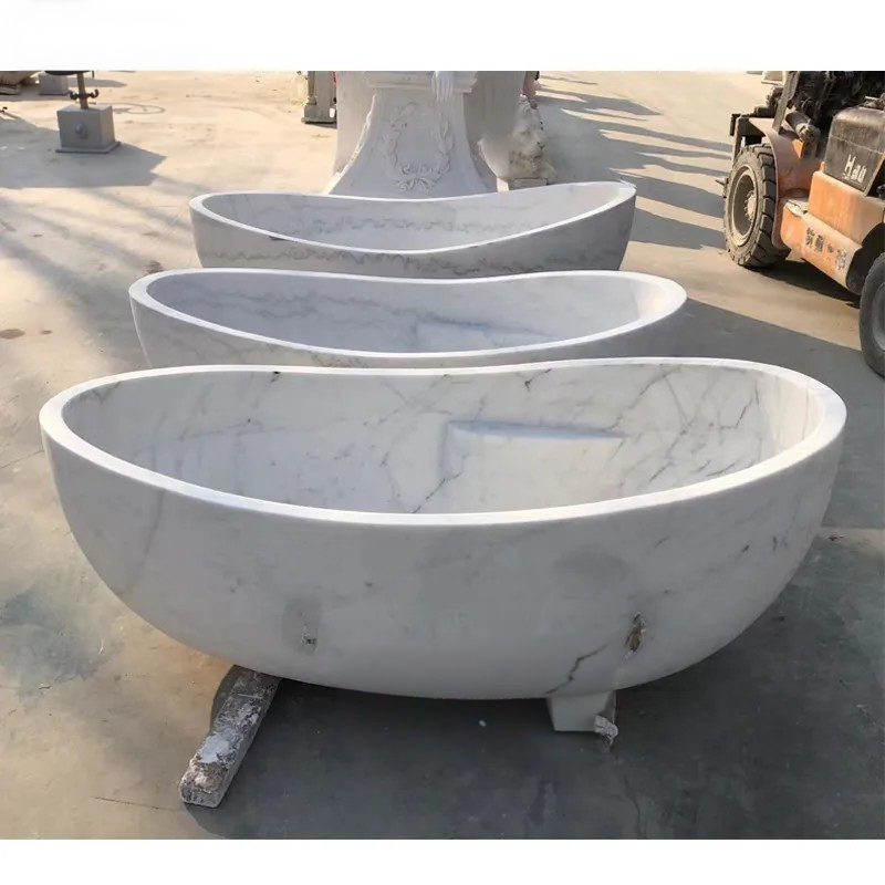 Oval Freestanding Soaking Bathtub Sanitary Ware for Modern Home