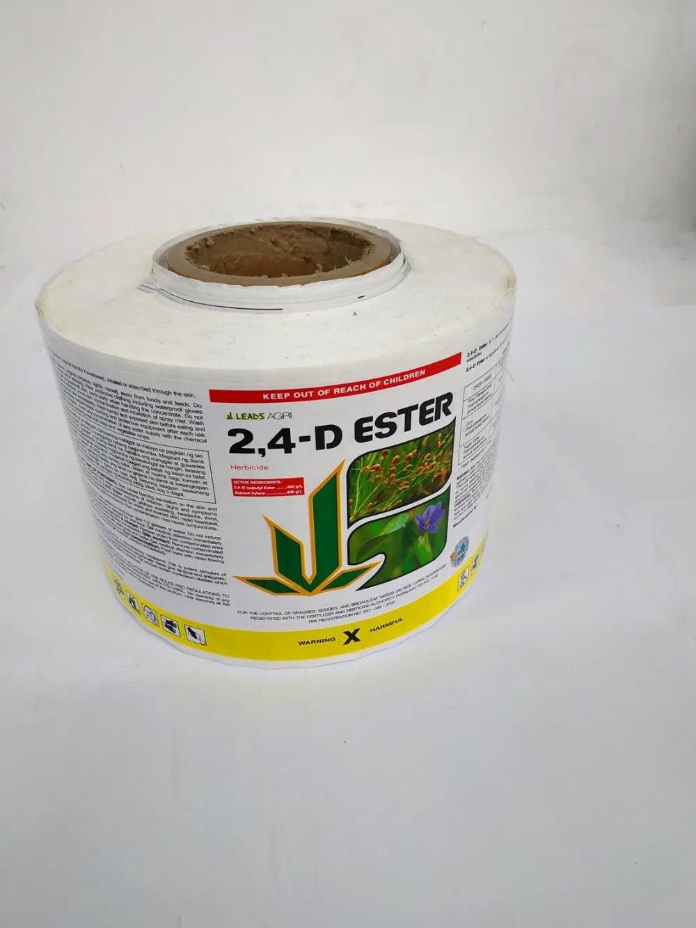 Black Base Printing Gold Water-Proof Custom Logo PVC Sticker