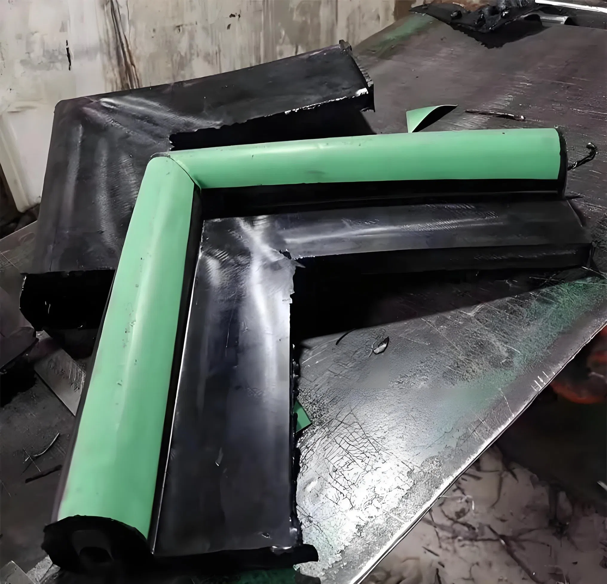 P-Type Gate Rubber Water Seal Double P-Type Rubber Water Stop Construction Waterproof