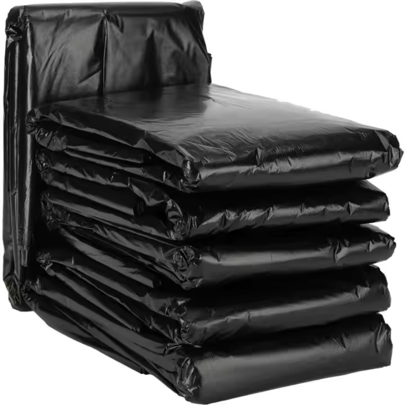 LDPE/HDPE Disposable Extra Heavy Duty Flat Garbage Bags