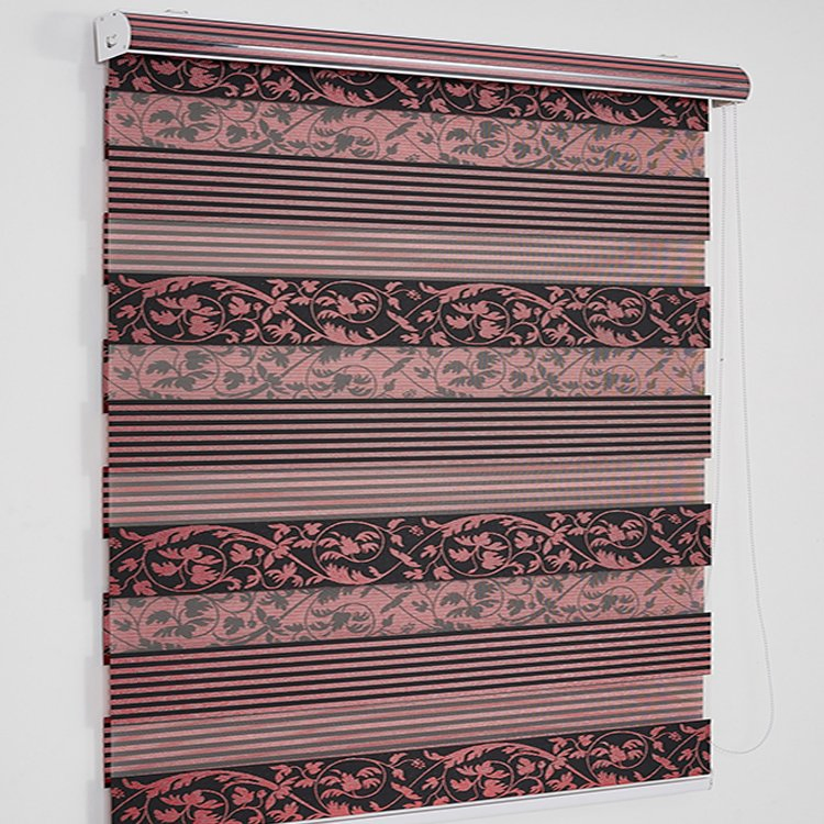 Thickening Fabric Double Layer Window Blackout Zebra Blinds