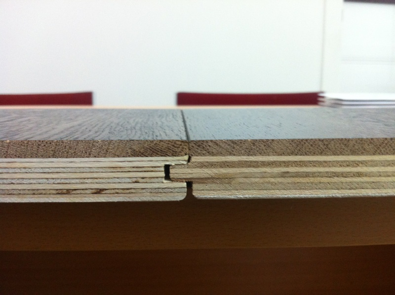 Plywood Core Natural Color Birch Mountain Grain Engineered Wood Flooring Wax Edge Wood Flooring