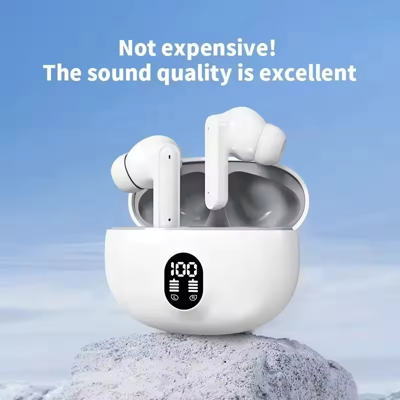 Best Seller in-Ear Wireless Earphones Headphones New Arrival Smart Handfree Digital Display Non-Noise Cancelling Tws