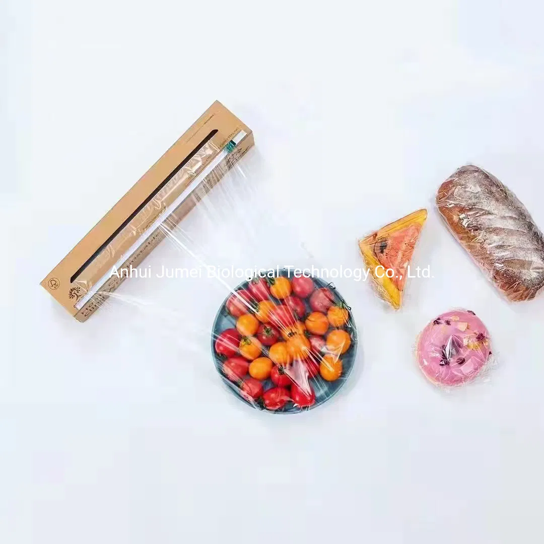 China Manufacturer Eco-Friendly Compostable Food Stretch Film Biodegradable Cling Wrap