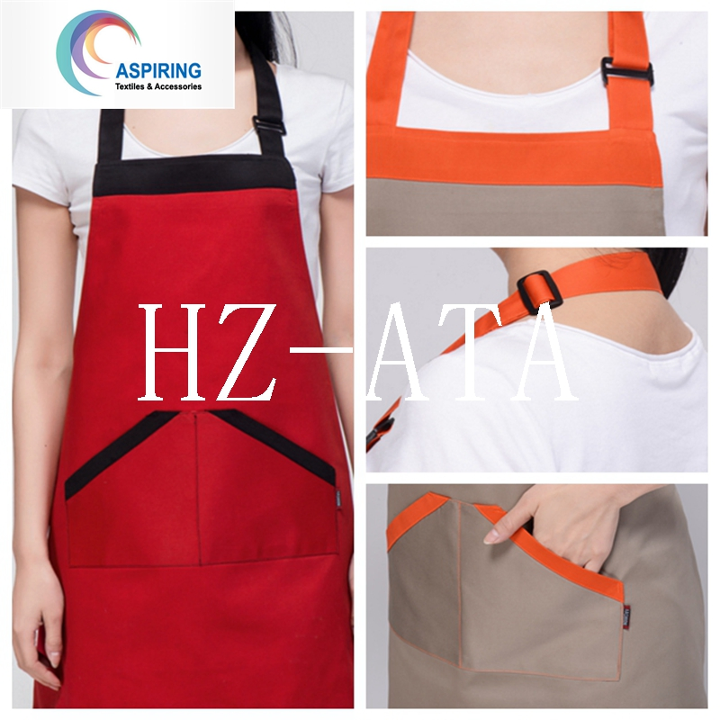 Adjustable Unisex Waiter Apron with Pockets for Restaurant Hotel Bar