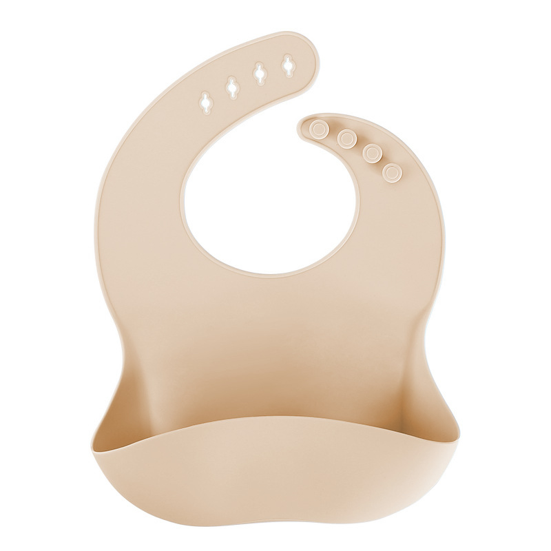 Baby Silicone Feeding Bibs Djustable Waterproof Bibs for Feeding