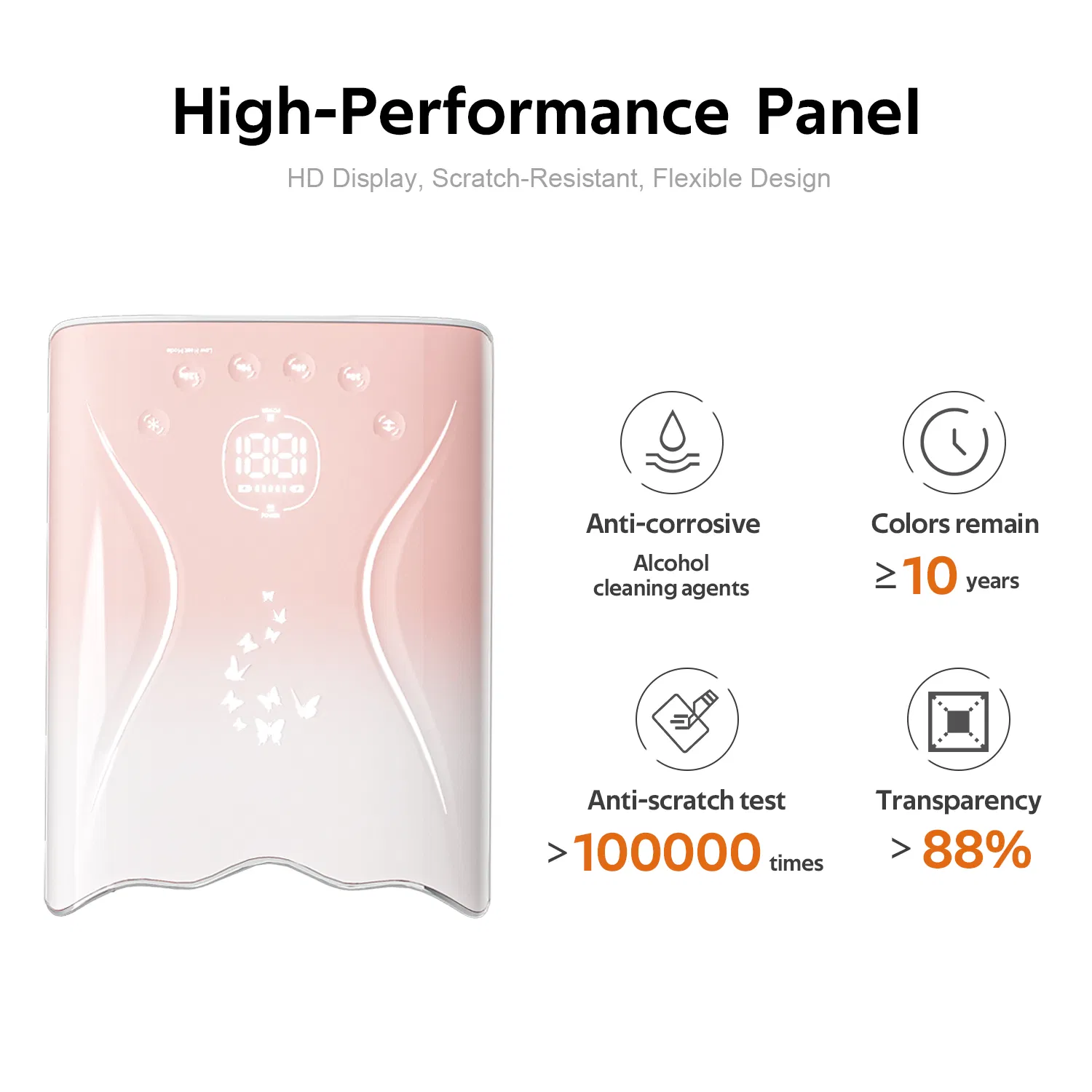 Customize 115W Rechargeable Nail Gel Polish Dryer Professional Cordless Electric UV Nail Lamp for Manicure Salon