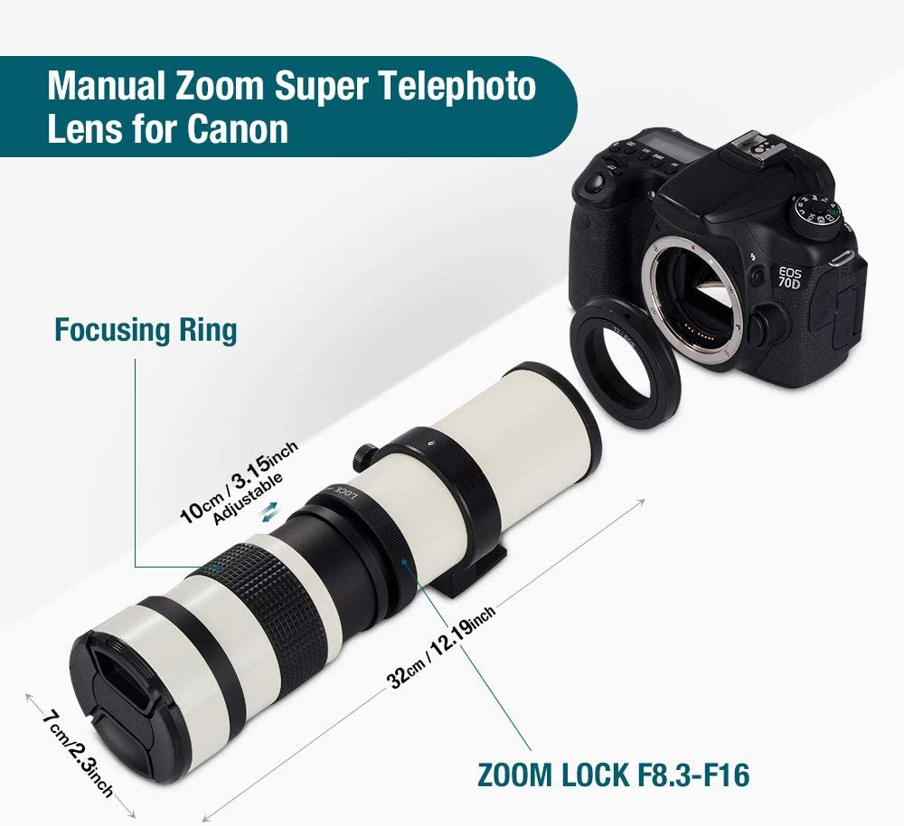 Объектив рефлексный 420-800mm F/8.3-16 для цифровых зеркальных камер