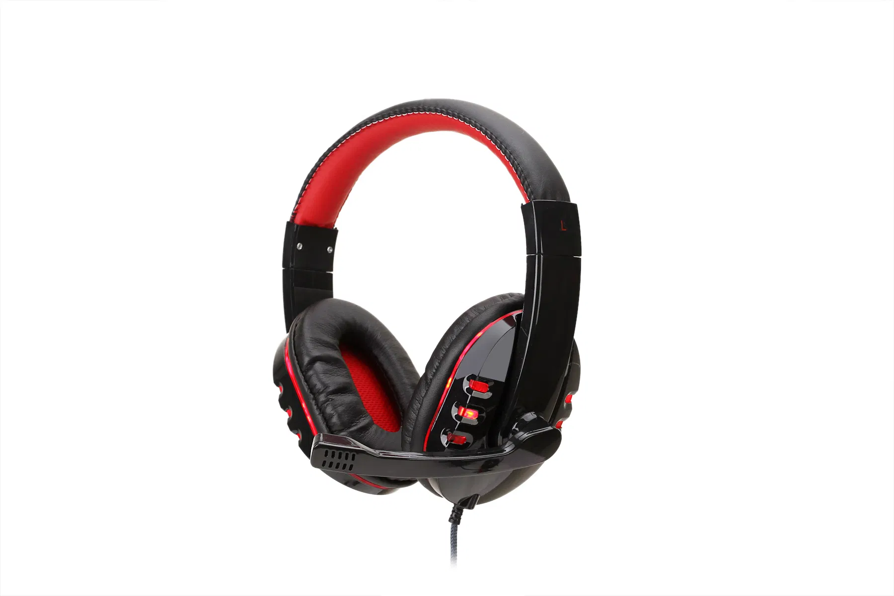 Newest Over-Ear Gamer Headband Made in China USB Noise Cancelling Center Gaming Headset