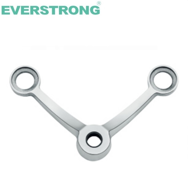 Stainless Steel Structural 3 Arms Glass Curtain Wall Point Fixed Spider Fitting