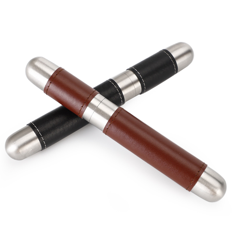Stainless Steel Portable Cigar Tube Case for Cigarette Smoking Accessories Gifts