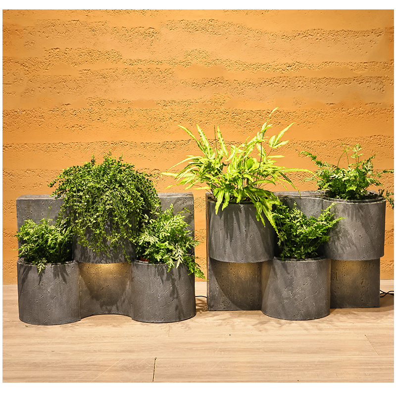 Горшок цветочный MGO для дома сада