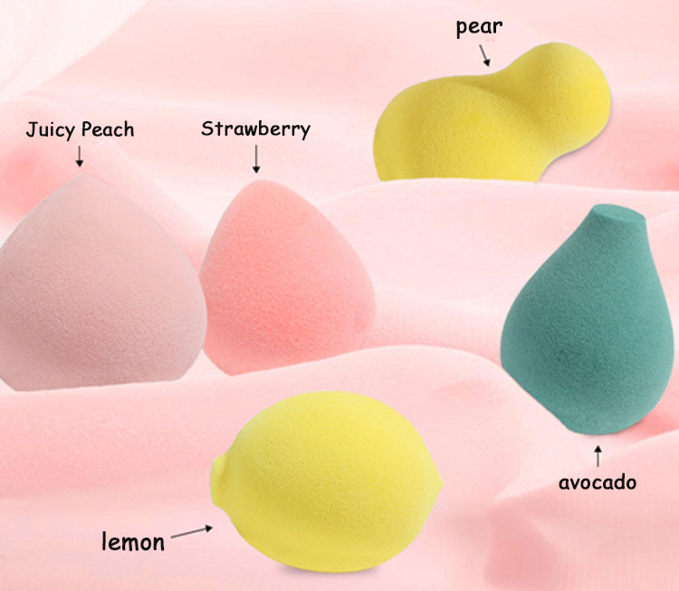 Microfiber Cosmetic Puff Foundation Powder Smooth Cream Multi Shape Water Face Beauty Makeup Sponge