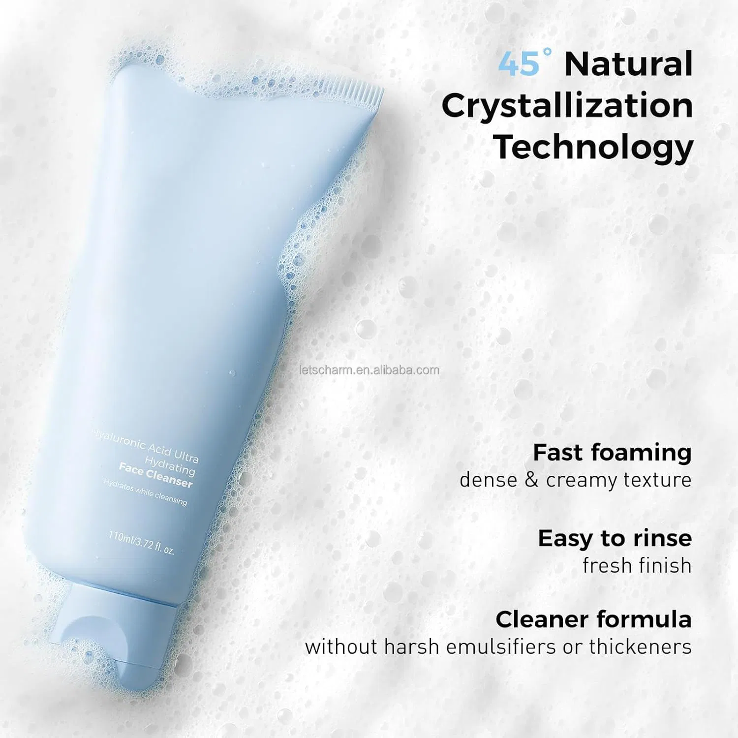 Customizable Aloe Hydrating Cleanser Blackhead Remover Facial Cleanser 110ml