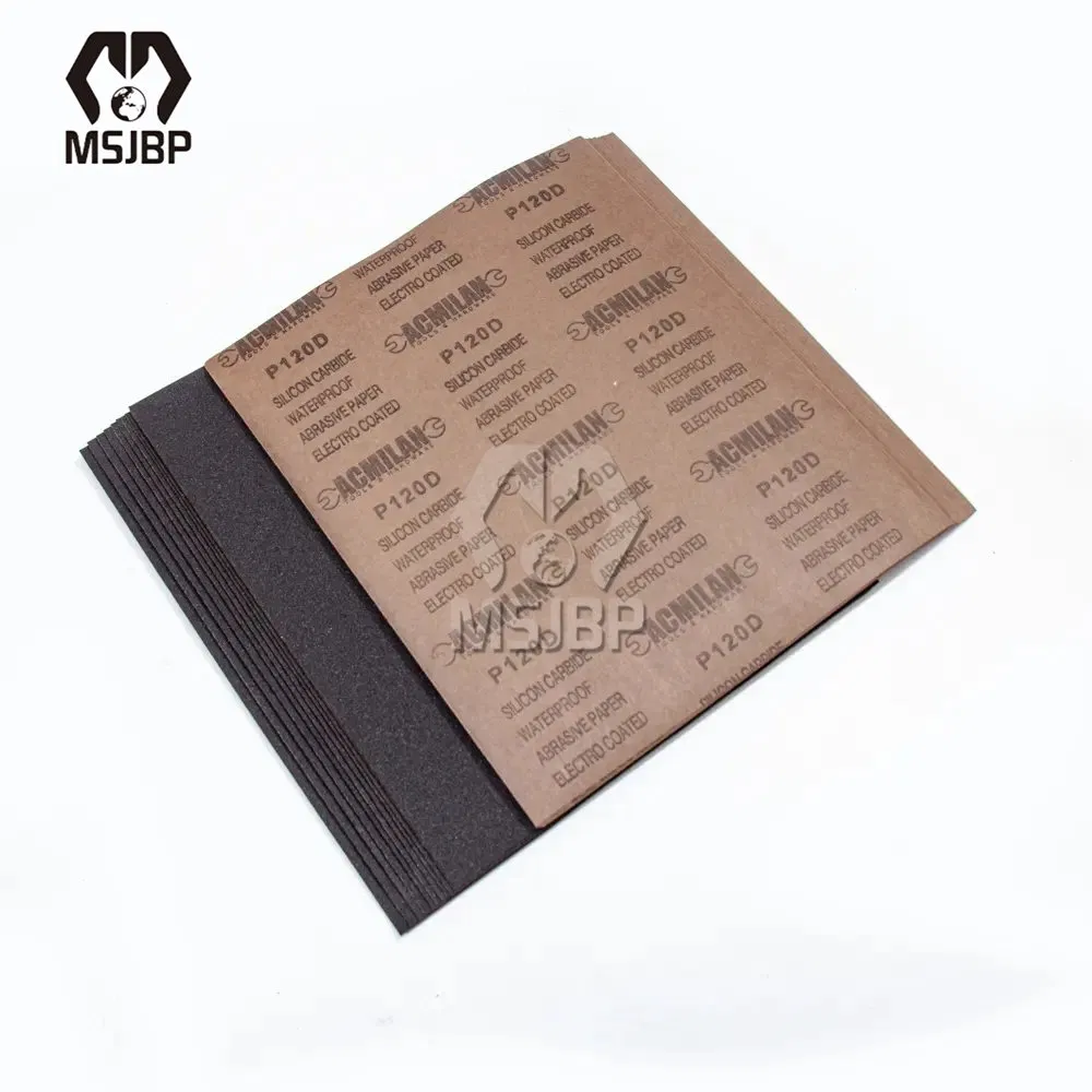 Acmilan P60 Black Silicon Carbide Waterproof Sandpaper