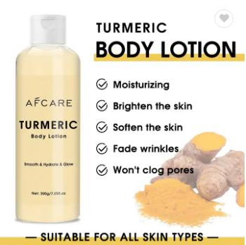 Make Your Own Logo Brightening and Vitamin C Turmeric Whitening Body Lotion