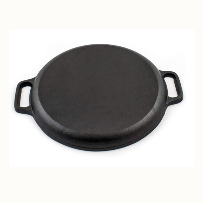 Cast Iron Pizza Pan for BBQ Camping