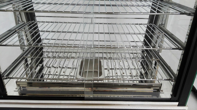 Table Top Food Display Showcase Food Heated Cabinet