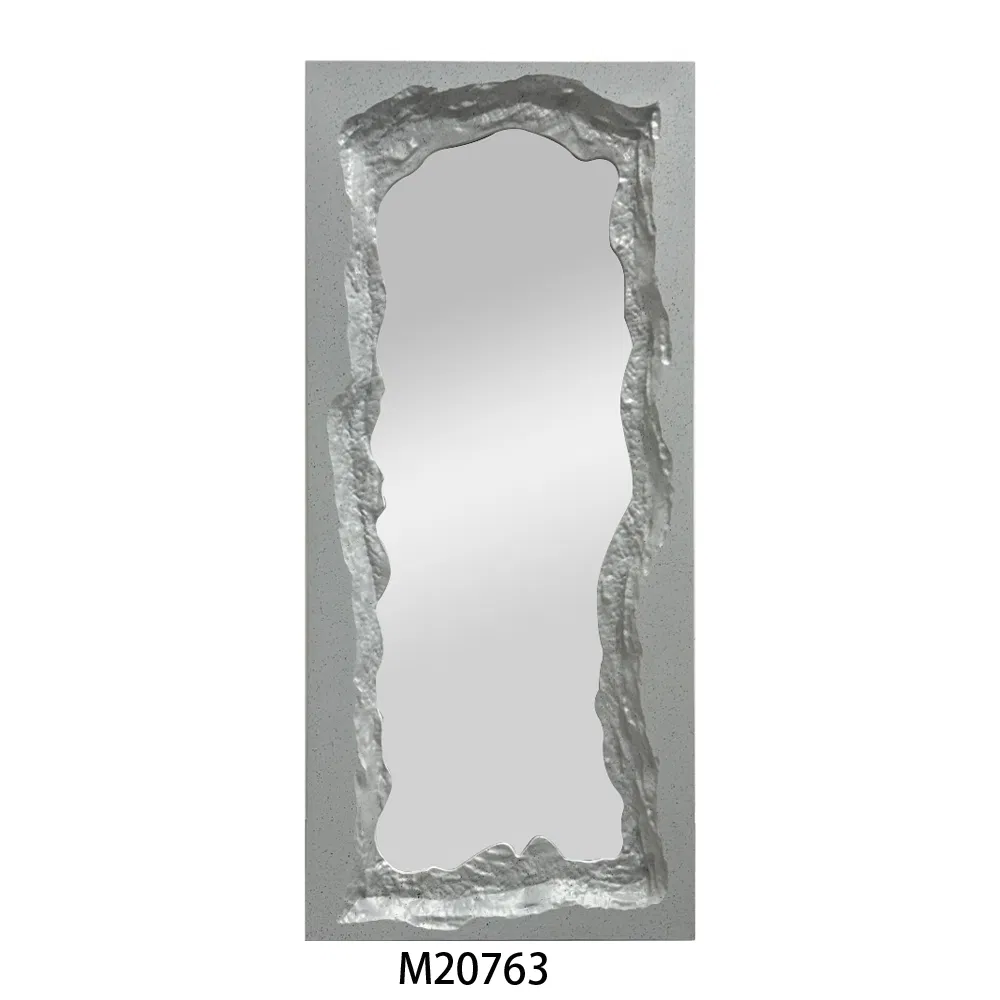 Plastic Irregular Cloud Shaped Hotel Desk Top Decoration Make up Dressing Mirror