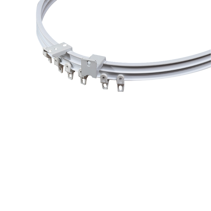 China Supplier PVC Plastic Flexible Bendable Ceiling Curtain Track Flexible Curtain Rail