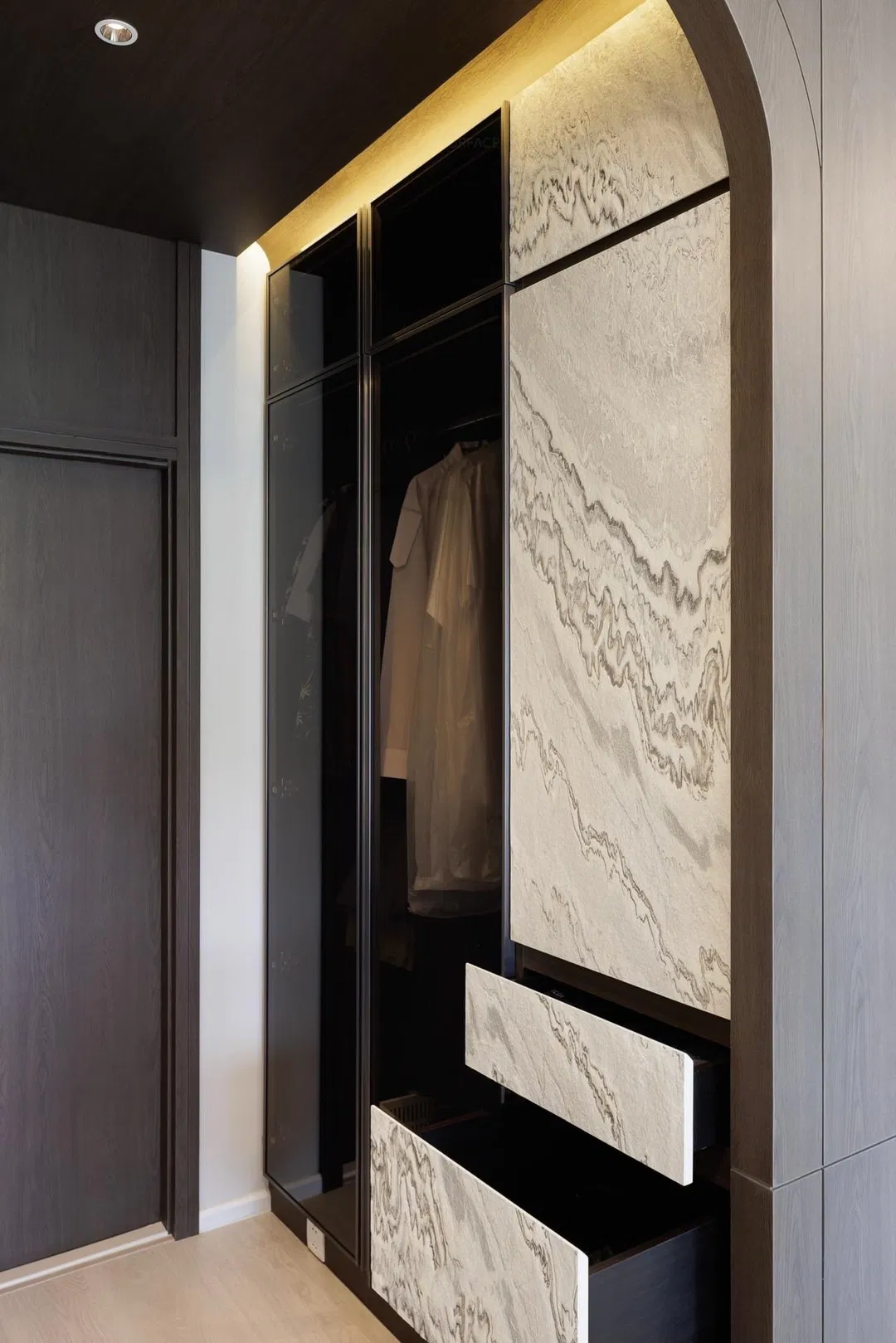Foshan Natural Floor Wall Tile Marble and Natural Stone Veneer Panels Wall Slate
