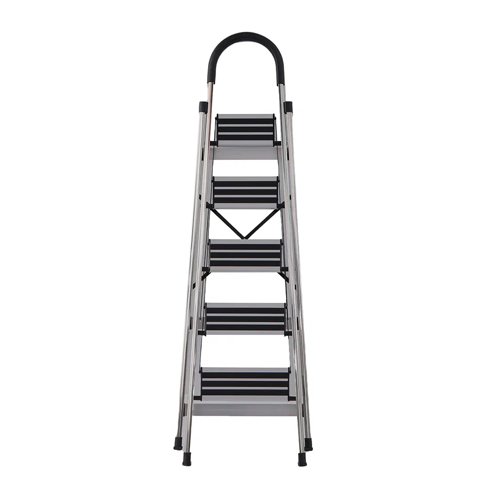 High Quality Household Folding Stainless Steel Step Ladder Factory Direct Sale