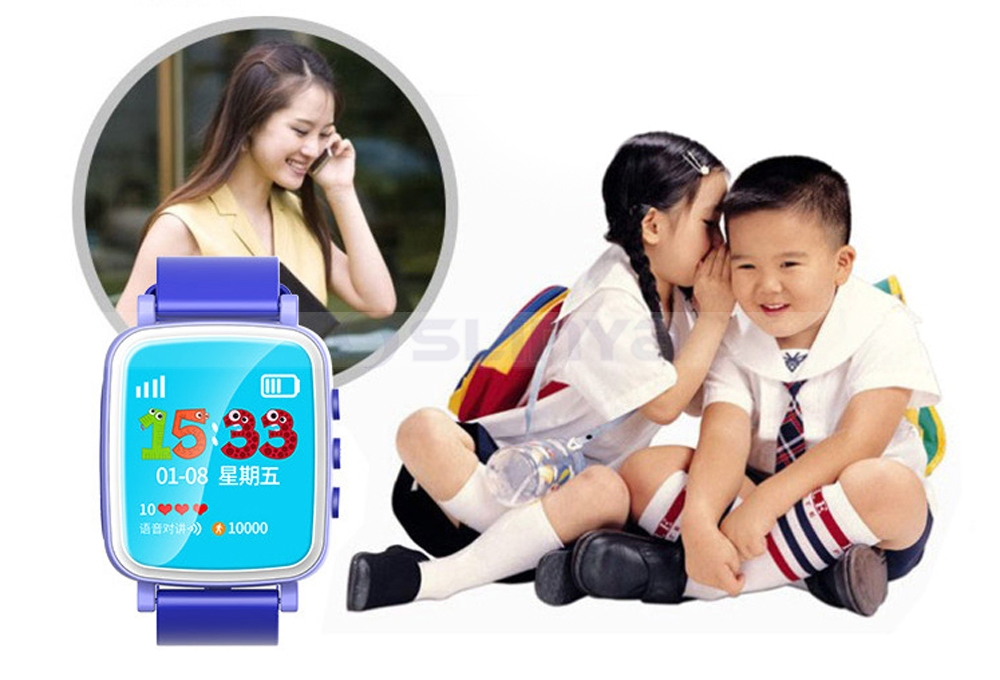 1.44inch Screen Kids Tracking Smart Watch Mobile Phone GPS Child Locator Watch