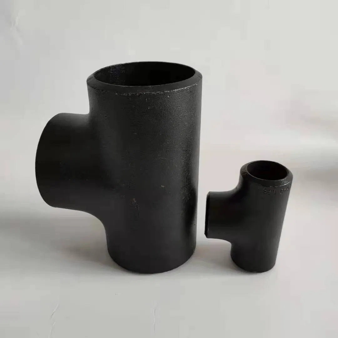 Carbon Steel ASME B16.9 Pipe Fitting Seamless Stainless Steel Sch40 ASTM A234 Wpb Butt Weld Equal Tee