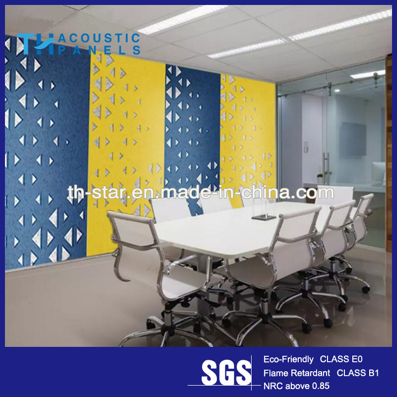 Customized Noise Cancelling Acoustic Panel Made of 100% Polyester Fiber