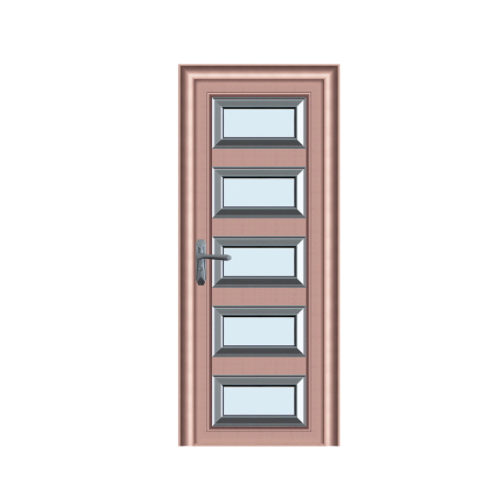 Bathroom Tempered Glass Door Aluminum Frame Glass Door