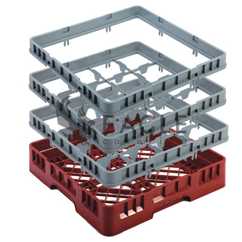 Restaurant Plastic Cutlery Basic Rack Dishwasher Basket Glasses Drying Storage Rack Glass Rack