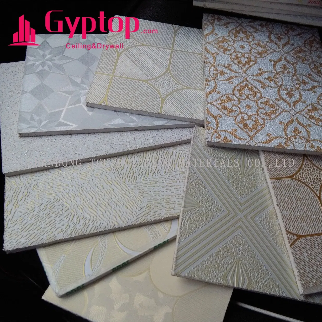 Hot Sale PVC Laminated Insulated False Gypsum Ceiling Tiles with Cheaper Manufactory Price