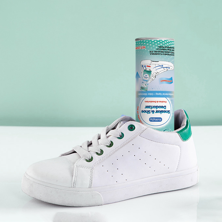 Natural Shoe Odor Eliminator Aerosol Spray Shoe Deodorizer/Shoe Refreshener