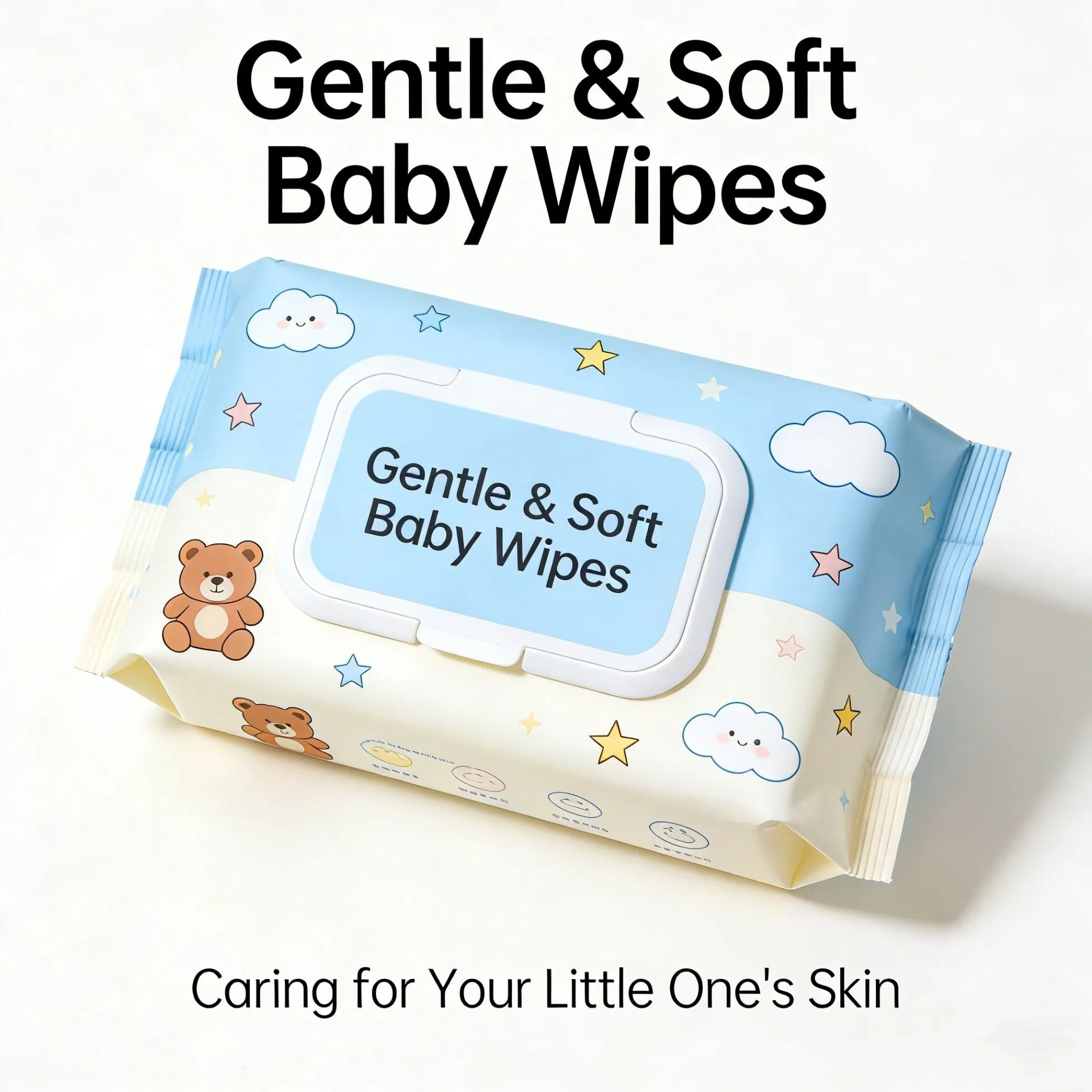 Wholesale Disposable Baby Wet Wipes for Hands Face and Body Cleaning