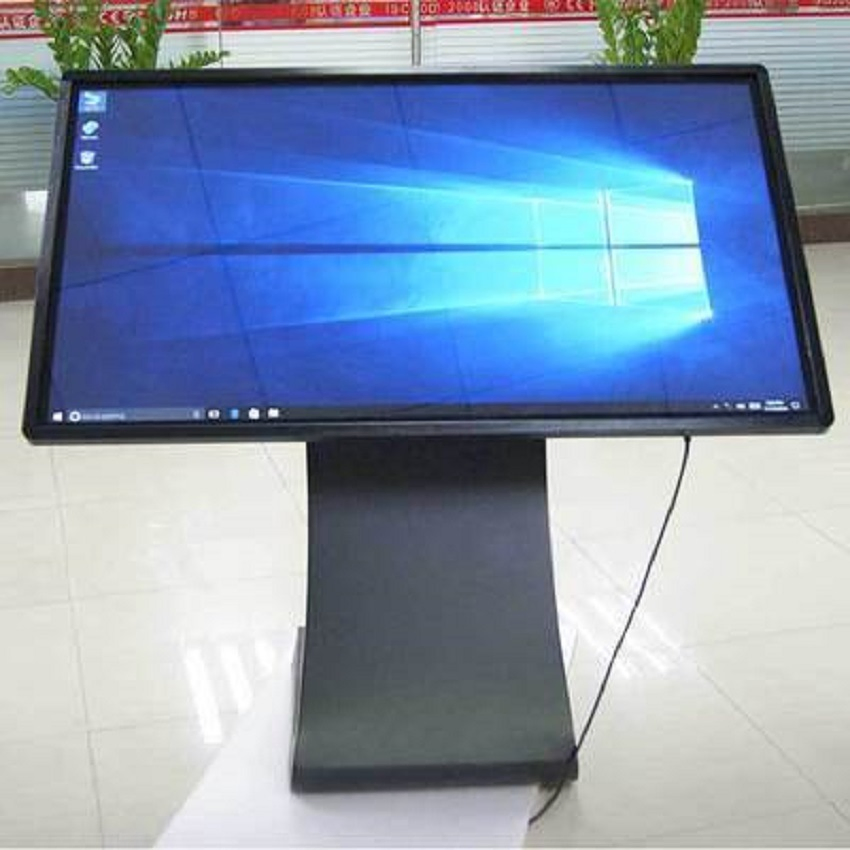 55-дюймовый напольный сенсорный киоск All-in-One