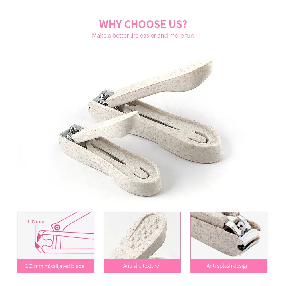 Wheat Straw Manicure Scissors Stainless Steel Nail Cutter Toe Finger Nipper Nails Art Clipper for Baby