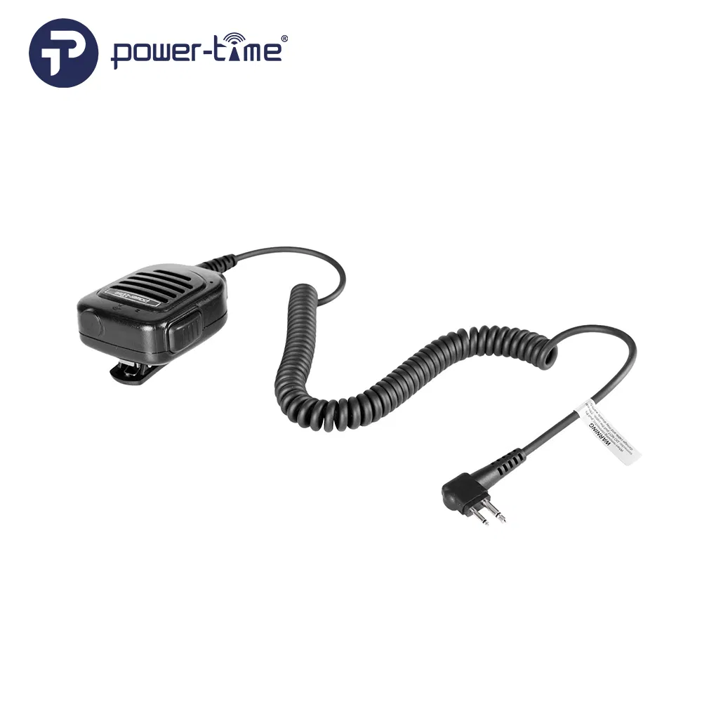 IP67 Rated Rugged Design Speaker Microphone with 2 Pin for P040 Cp200 Radios