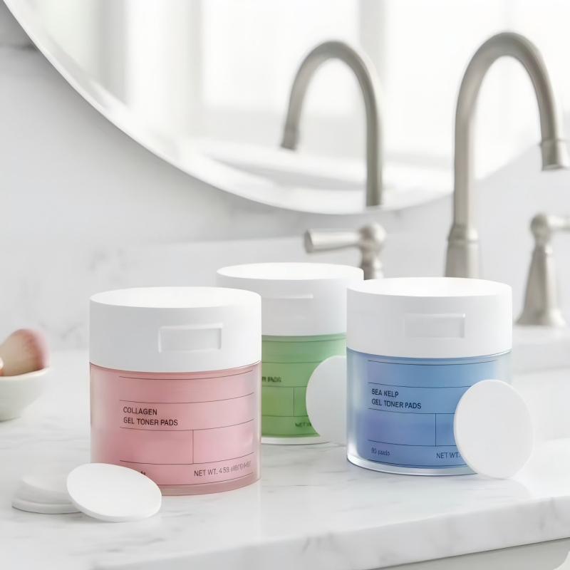 OEM/ODM Eco-Friendly Gentle Functional Toner Pads Premium Facial Cleaning&Skin Care Non-Irritating